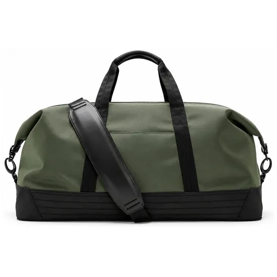 Custom Water Resistant Nylon Travel Duffel Bag for Gym and Weekend Trips