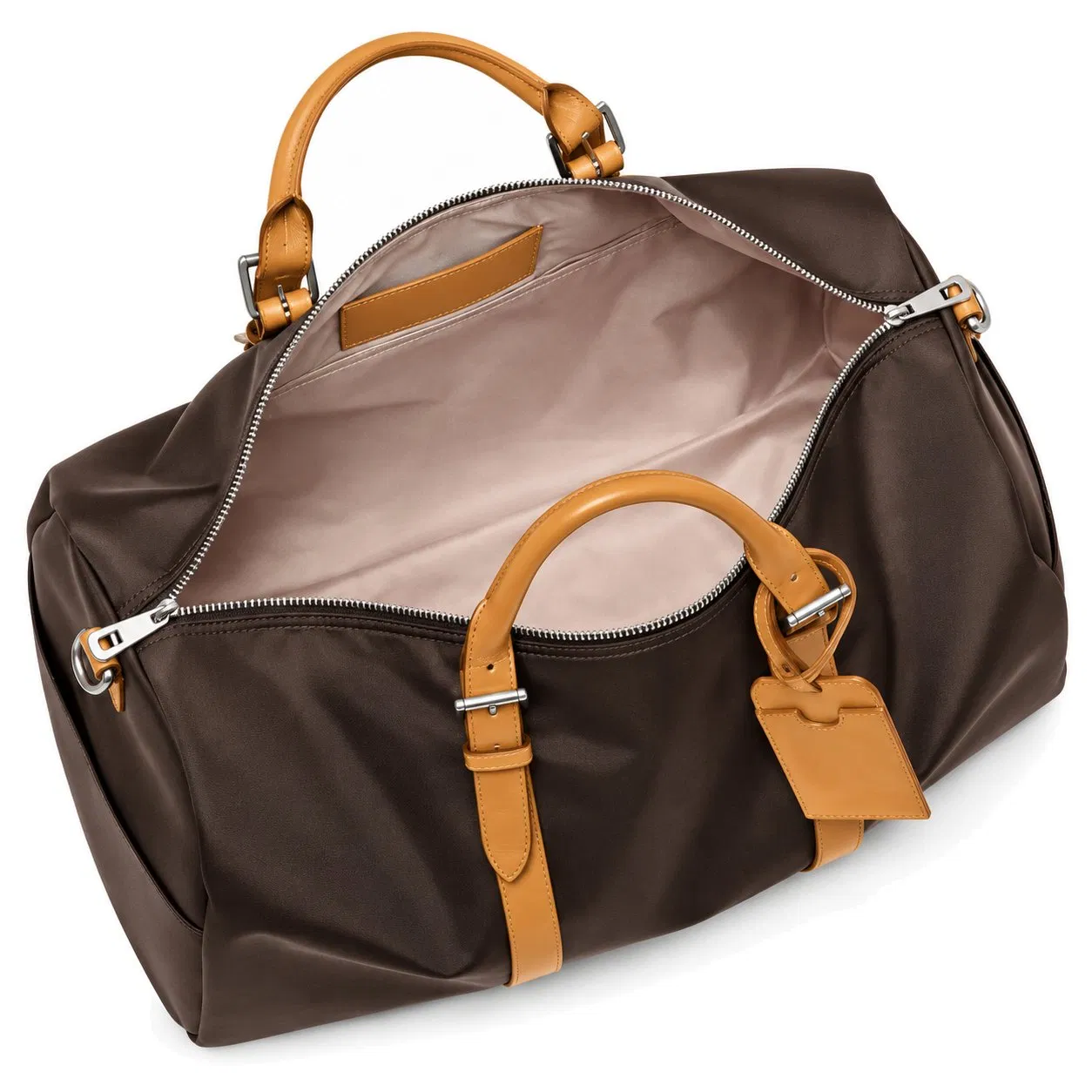 Custom Lightweight Nylon Travel Duffel Bag with Shoe Pocket and Luggage Sleeve