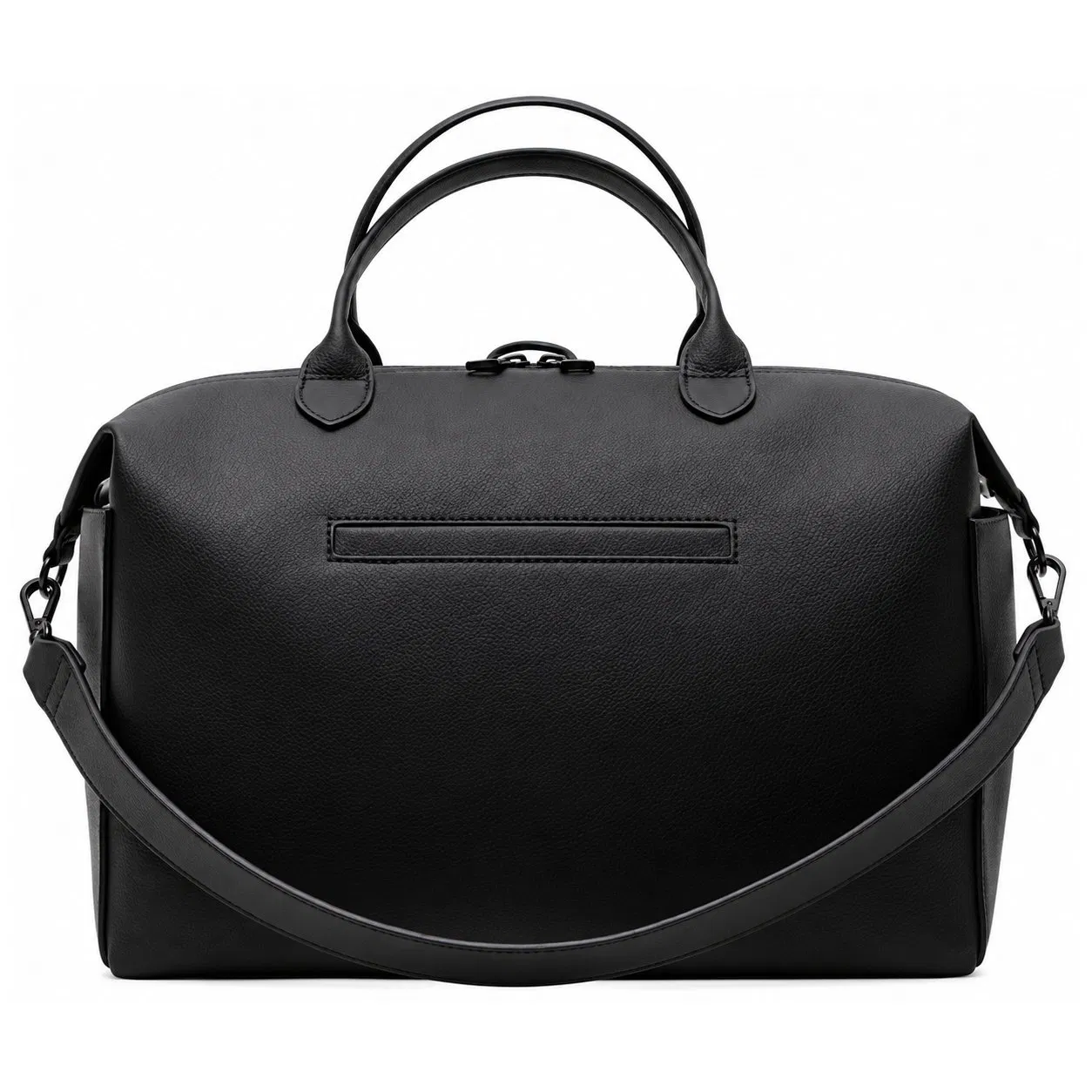 Custom PU Leather Diaper Tote Bag for Maternity and Travel
