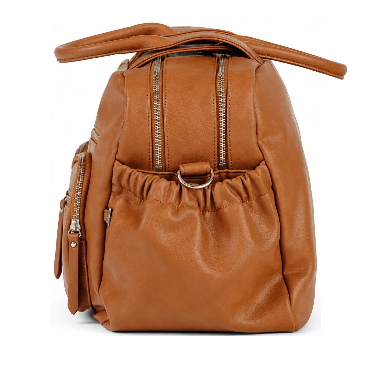 Custom Large Capacity Water Resistant PU Baby Diaper Bag