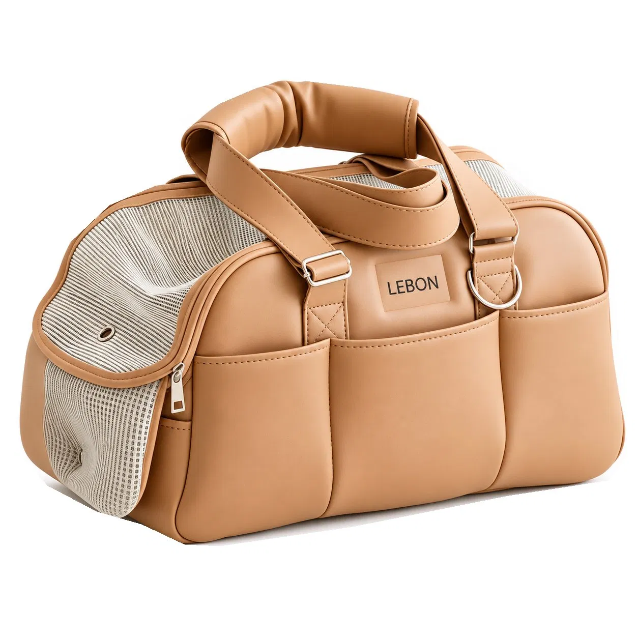 Custom Breathable Nylon Pet Travel Carrier Handbag for Cats and Small Dogs