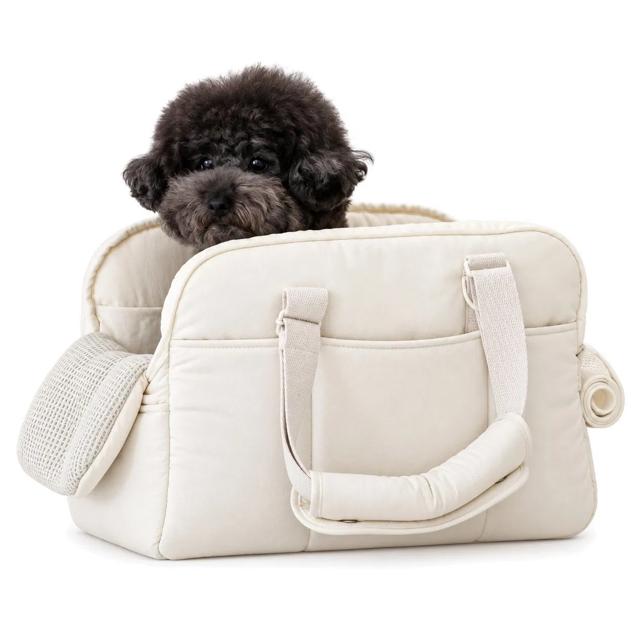 Custom Lightweight Breathable Pet Carrier Purse Soft Dog Cat Travel Tote Bag