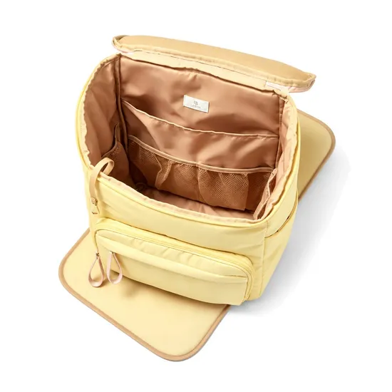 Custom Logo Waterproof Nylon Diaper Backpack 15L Baby Nappy Bag with USB Port