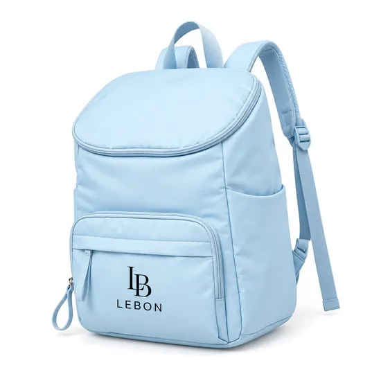 Custom Logo Waterproof Nylon Diaper Backpack 15L Baby Nappy Bag with USB Port