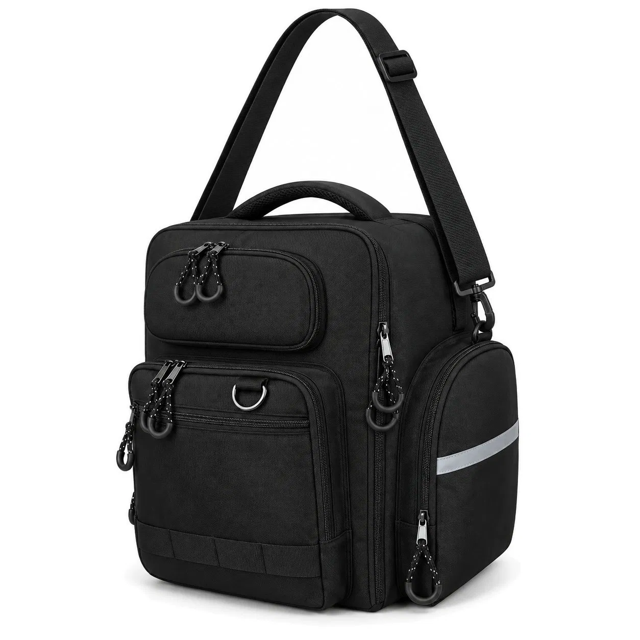 Custom Waterproof Nylon Motorcycle Helmet Backpack with Interior Compartment