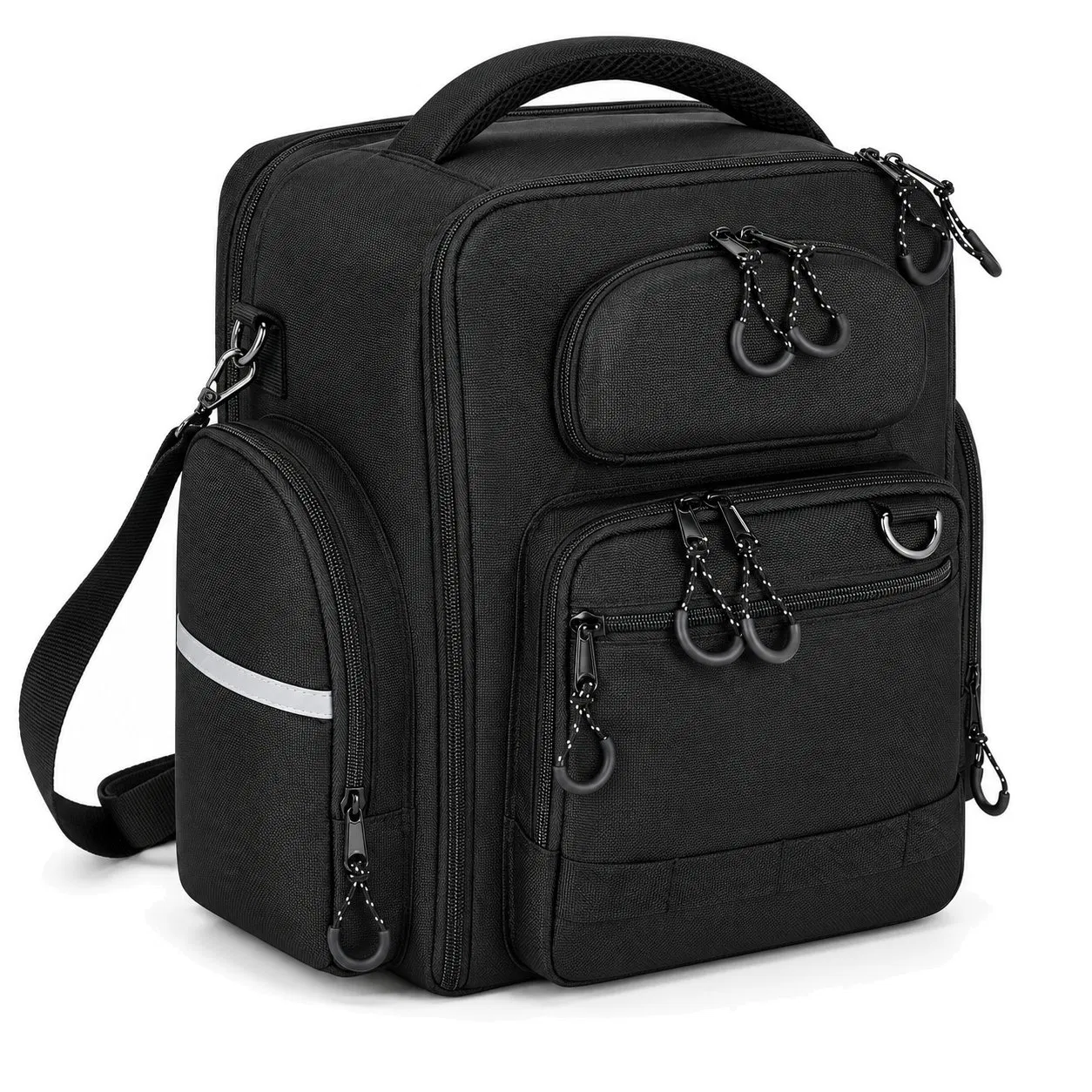 Custom Waterproof Nylon Motorcycle Helmet Backpack with Interior Compartment