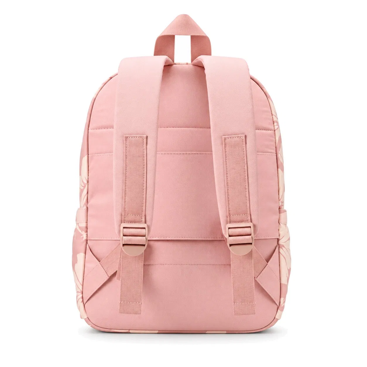 Custom Floral Print Nylon Backpack for Women Daily Travel and School
