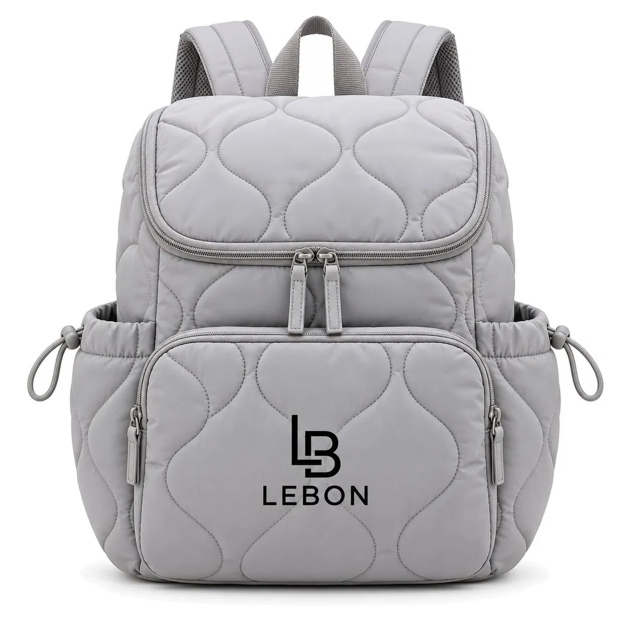 Custom Puffy Diaper Backpack with Organizer Pockets for Baby Care and Travel