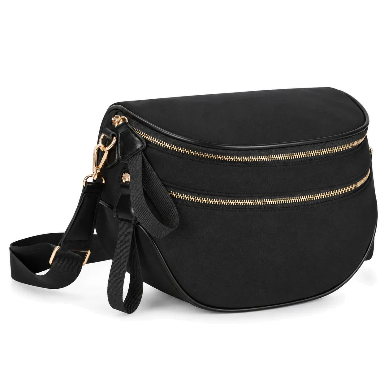 Custom Polyester Waist and Crossbody Bag with Adjustable Strap
