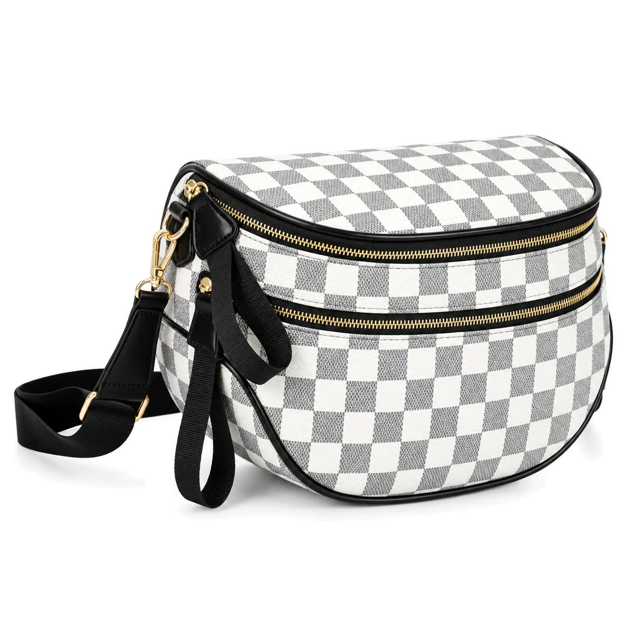 Custom Polyester Waist and Crossbody Bag with Adjustable Strap