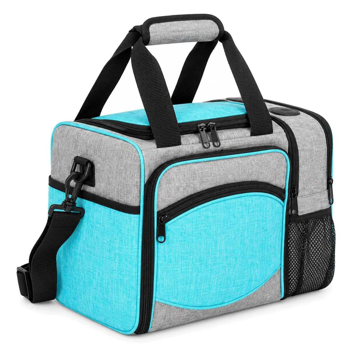 Custom Insulated Cooler Tote Bag with Shoulder Strap for Camping and Picnics
