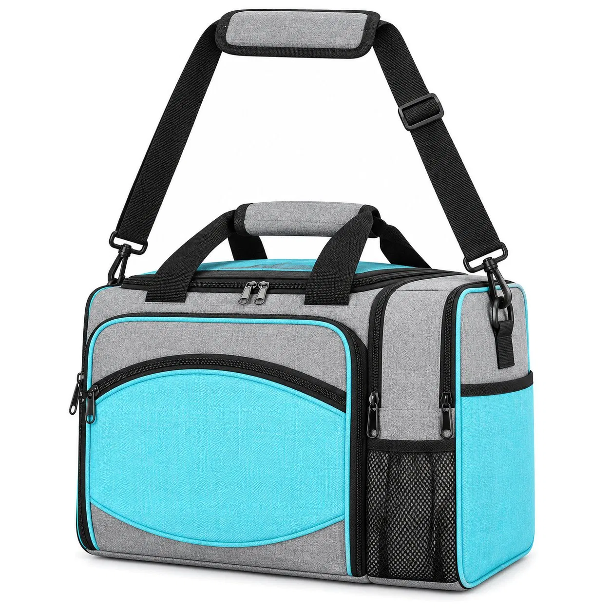 Custom Insulated Cooler Tote Bag with Shoulder Strap for Camping and Picnics