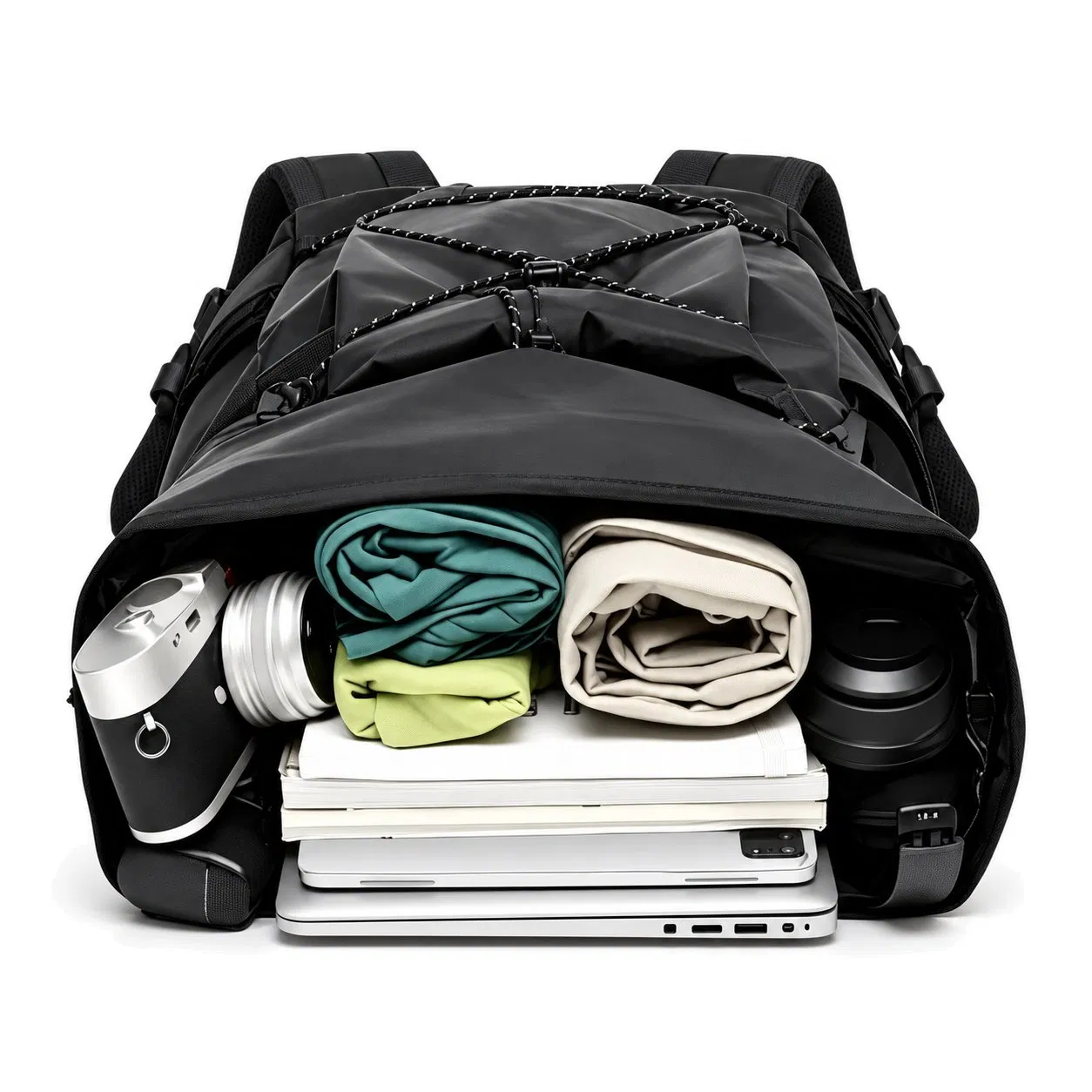 Custom Oxford Laptop Backpack with Multiple Pockets for Work Travel and Daily Use