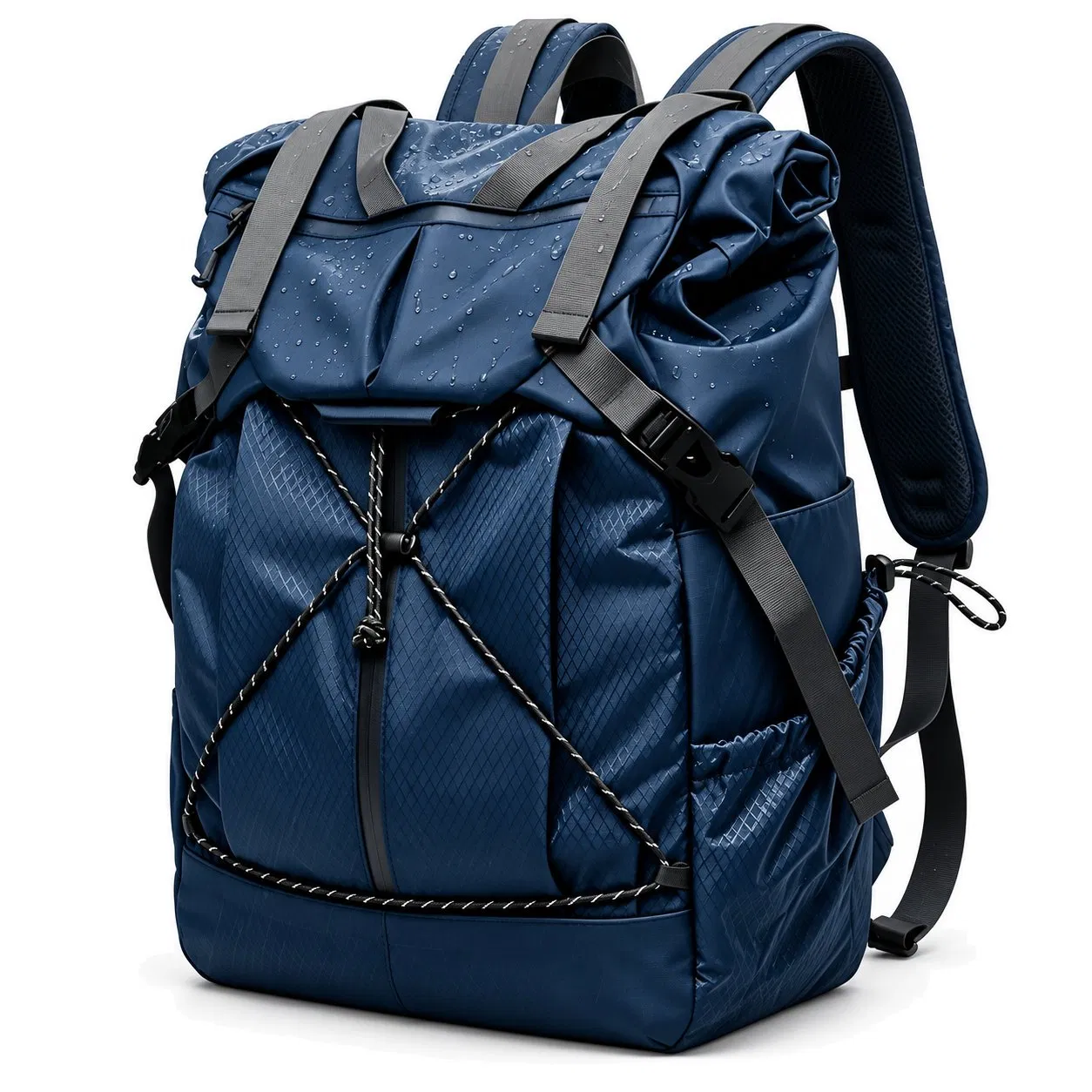 Custom Oxford Laptop Backpack with Multiple Pockets for Work Travel and Daily Use