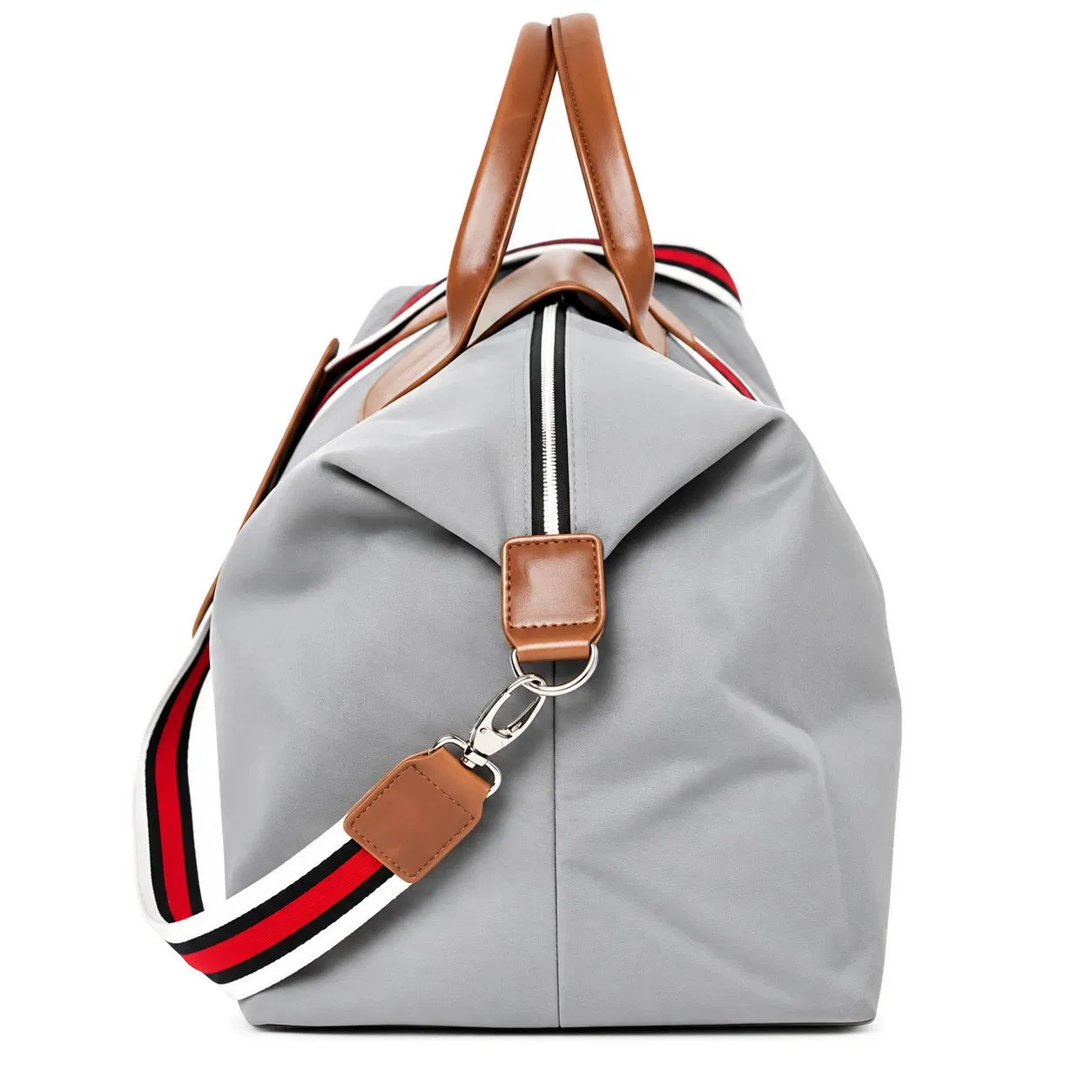 Custom Canvas Weekender Duffle Bag with Adjustable Shoulder Strap for Travel and Gym