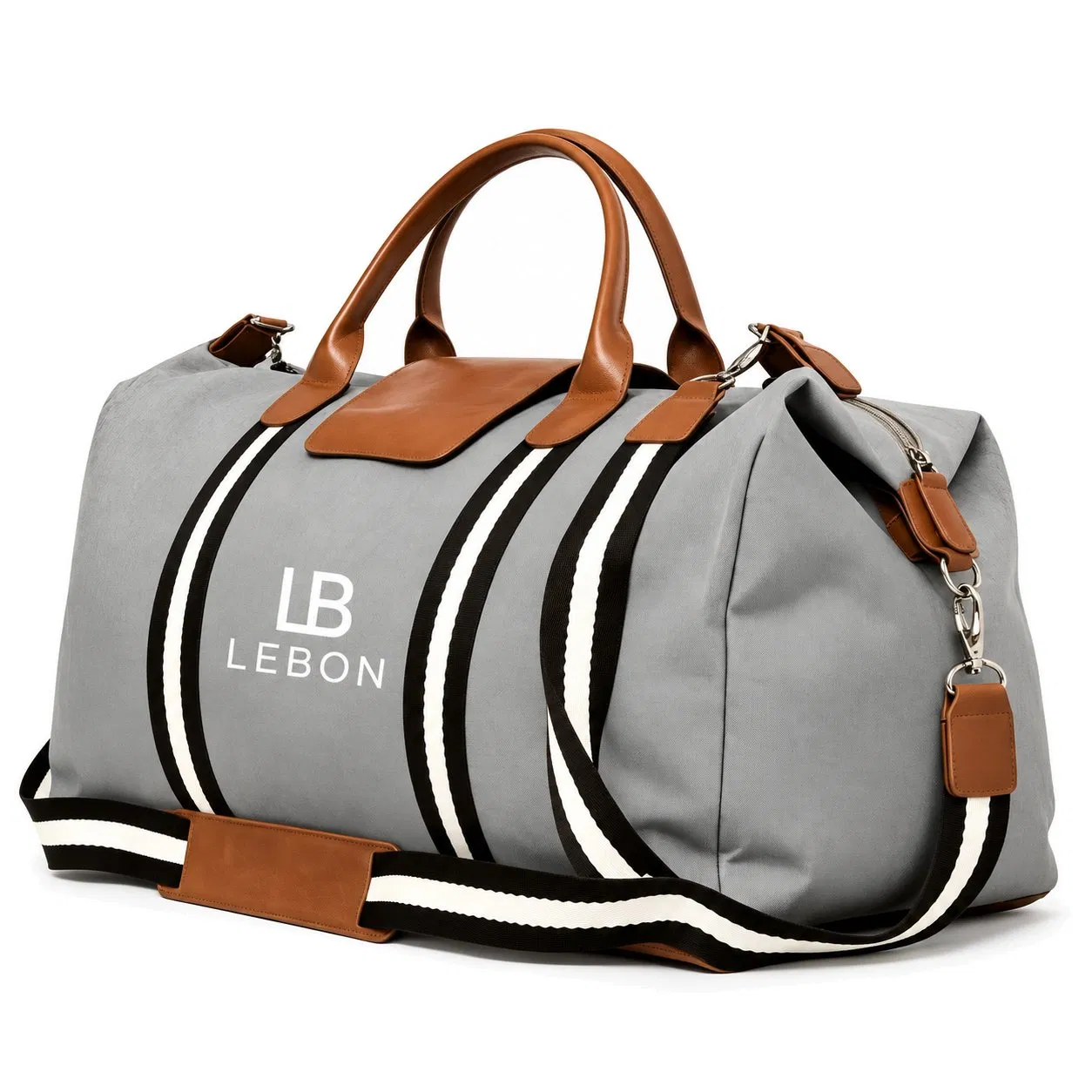 Custom Canvas Weekender Duffle Bag with Adjustable Shoulder Strap for Travel and Gym