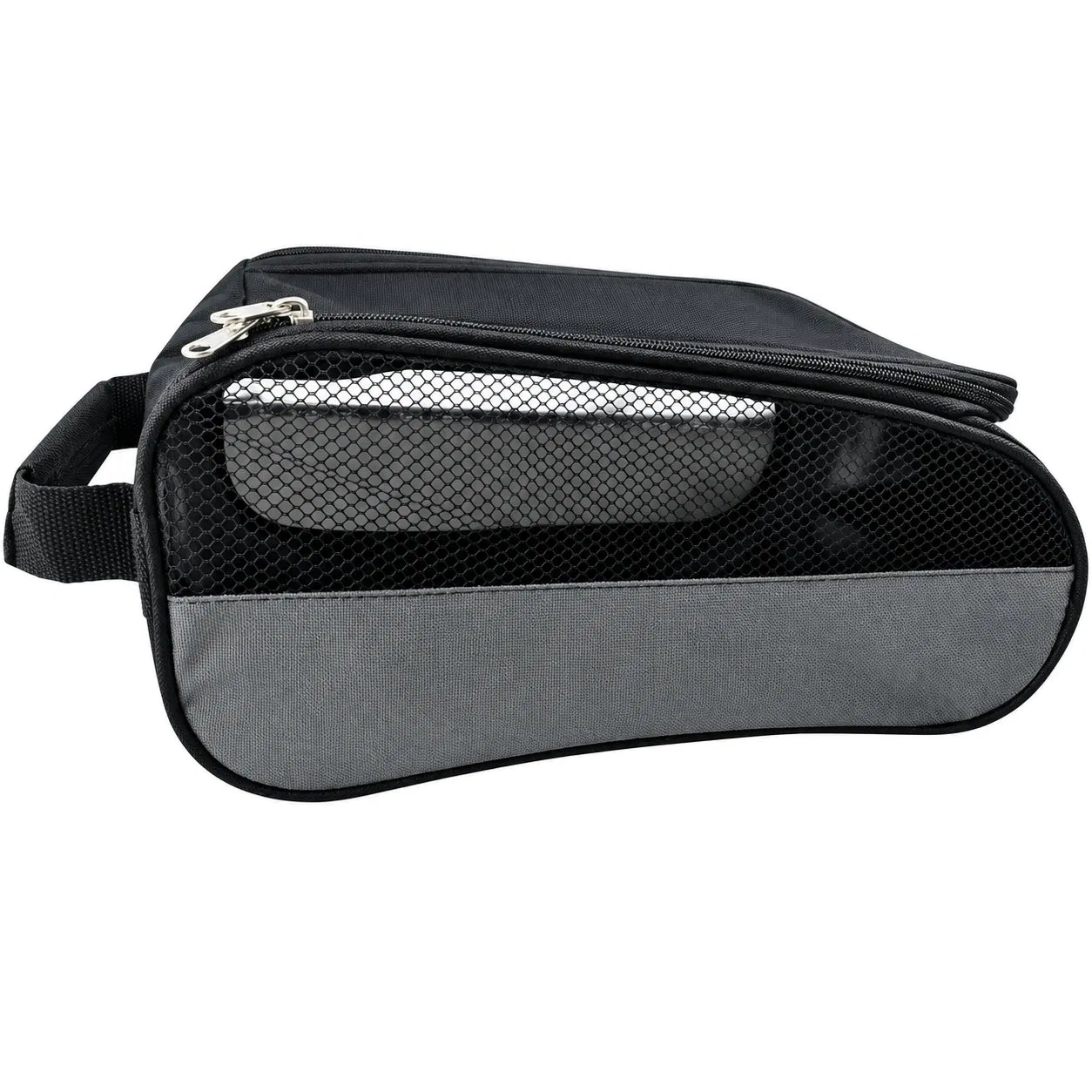 Polyester Golf Shoe Bag with Mesh Ventilation for Travel and Sports