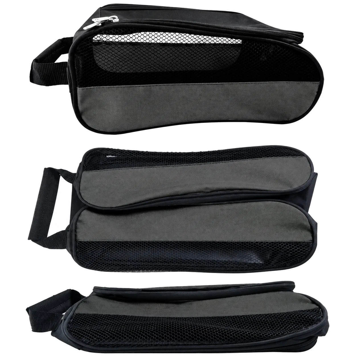 Polyester Golf Shoe Bag with Mesh Ventilation for Travel and Sports
