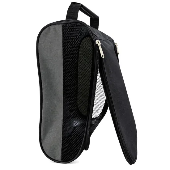 Polyester Golf Shoe Bag with Mesh Ventilation for Travel and Sports
