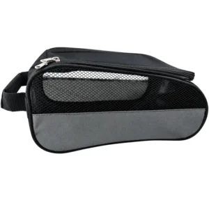 Polyester Golf Shoe Bag with Mesh Ventilation for Travel and Sports