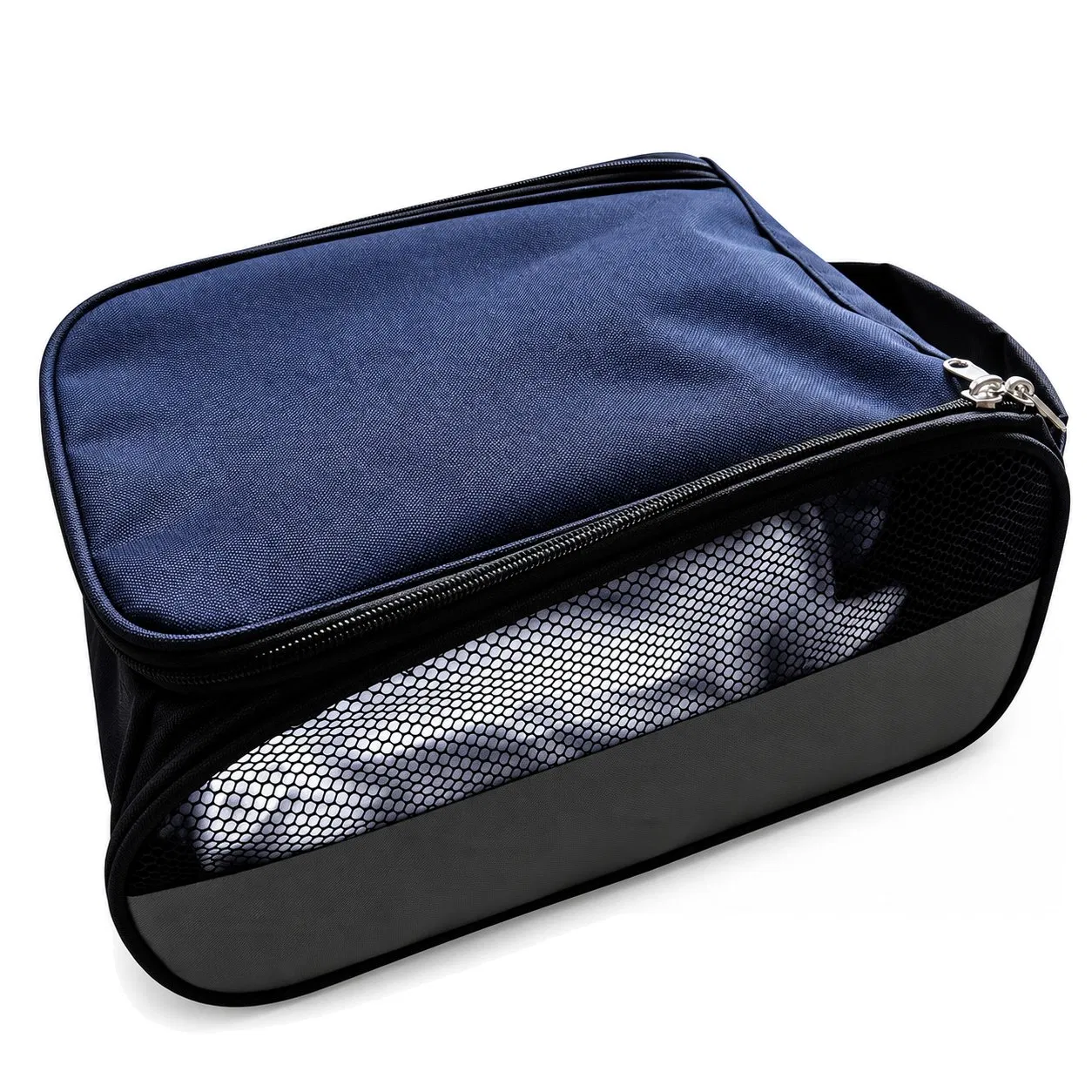 Polyester Golf Shoe Bag with Mesh Ventilation for Travel and Sports