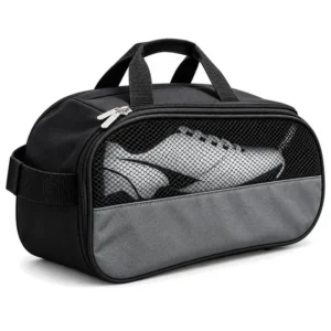 Polyester Golf Shoe Bag with Mesh Ventilation for Travel and Sports