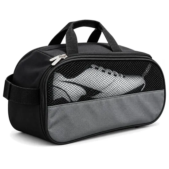 Polyester Golf Shoe Bag with Mesh Ventilation for Travel and Sports