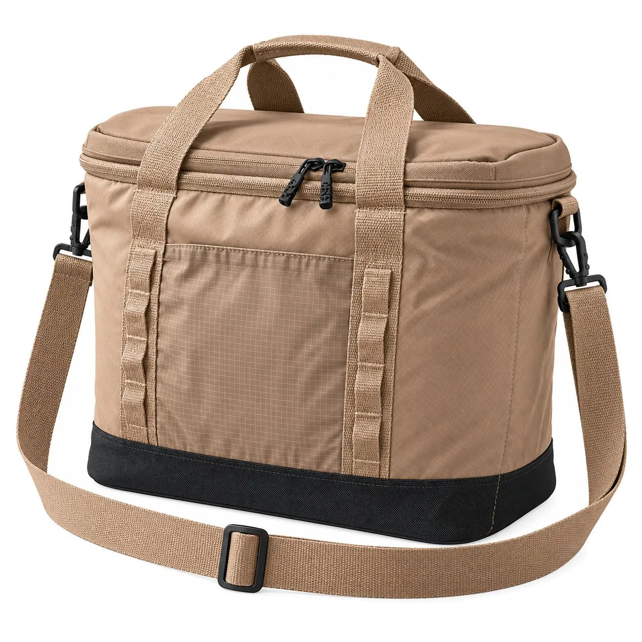 15L Polyester Insulated Cooler Shoulder Bag for Picnic and Travel