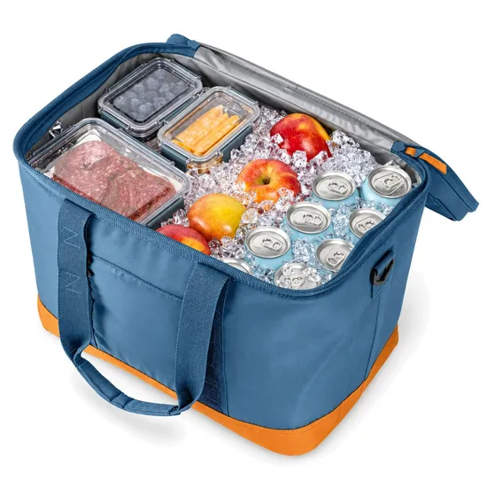 15L Polyester Insulated Cooler Shoulder Bag for Picnic and Travel