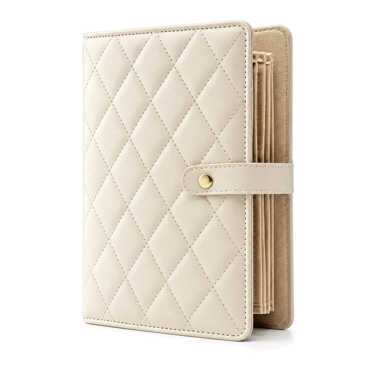 Custom Portable Jewelry Storage Booklet with Clear Zipper Compartments