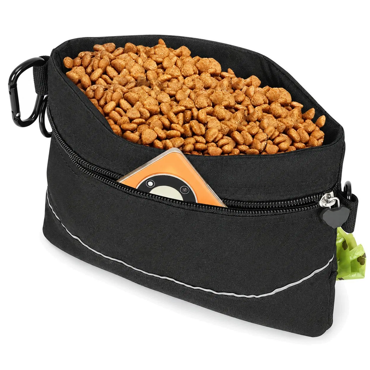 Custom Polyester Dog Training Treat Pouch for Outdoor Walking