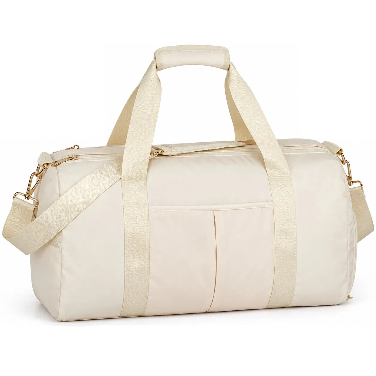 Custom Polyester Gym Duffle Bag with Shoe Compartment and Luggage Sleeve