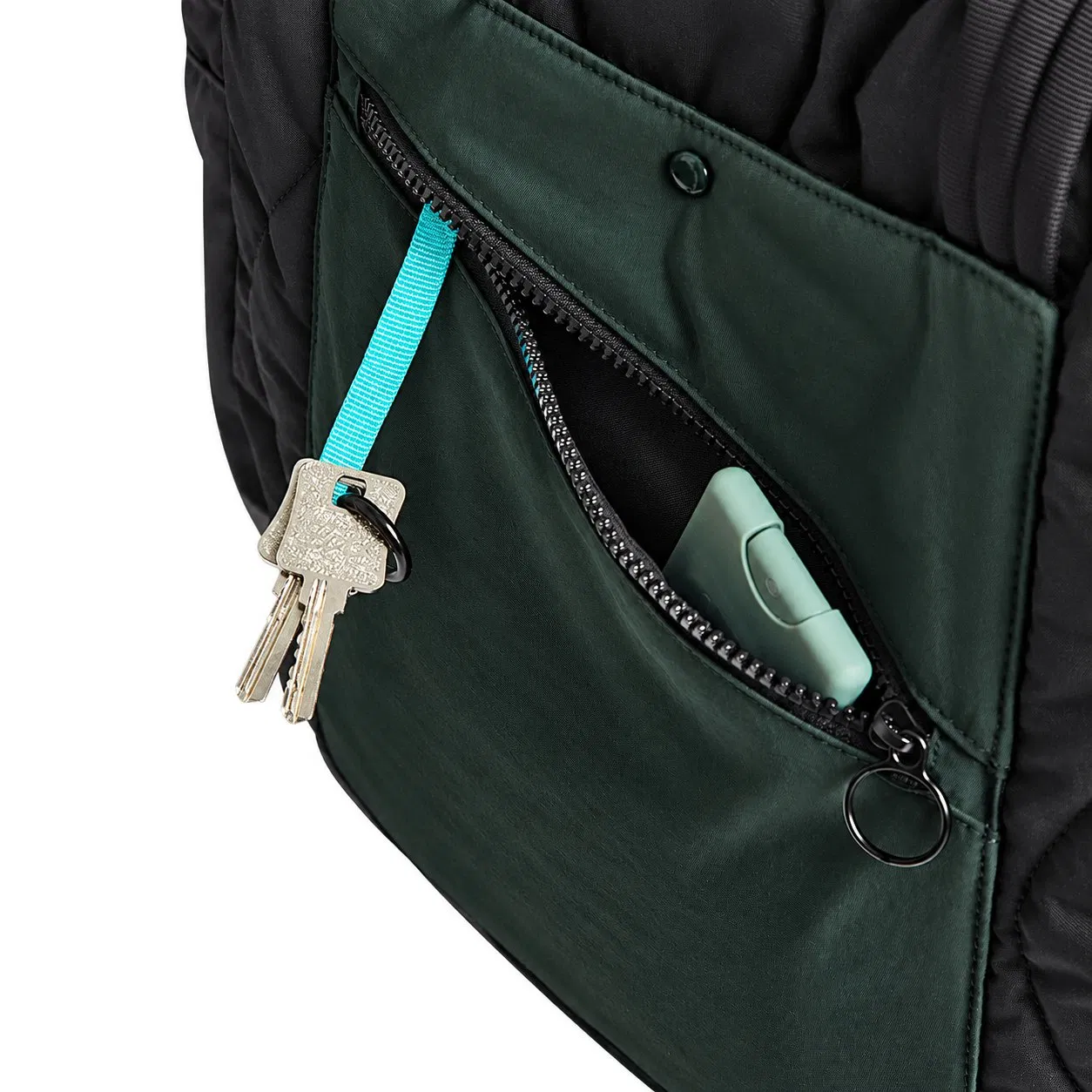 Custom Nylon Tote Bag with Shoulder Straps for Shopping and Daily Carry