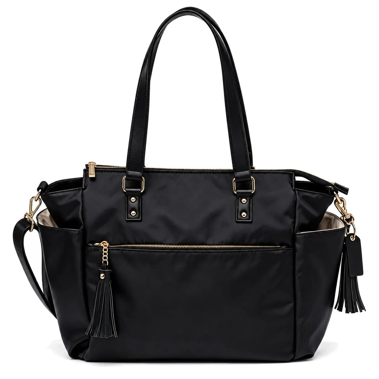 Custom Quilted Puffer Tote Bag with Zipper for Women Shopping and Daily Carry