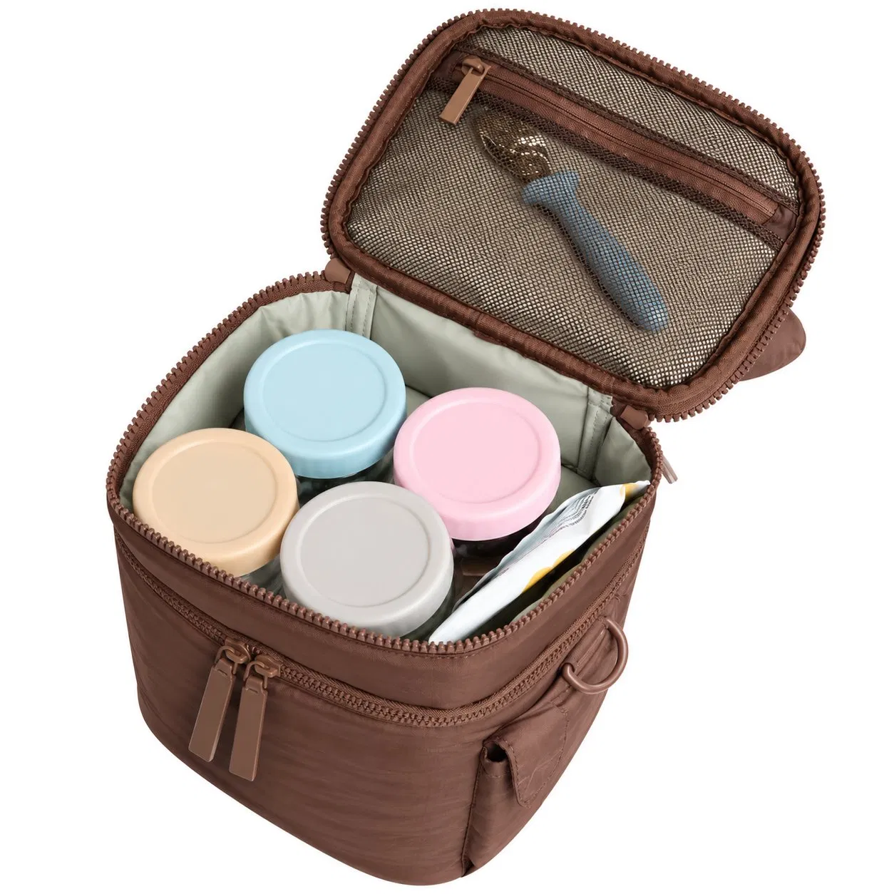 Custom Insulated Breast Milk Bottle Cooler Lunch Bag for Travel and Food Storage