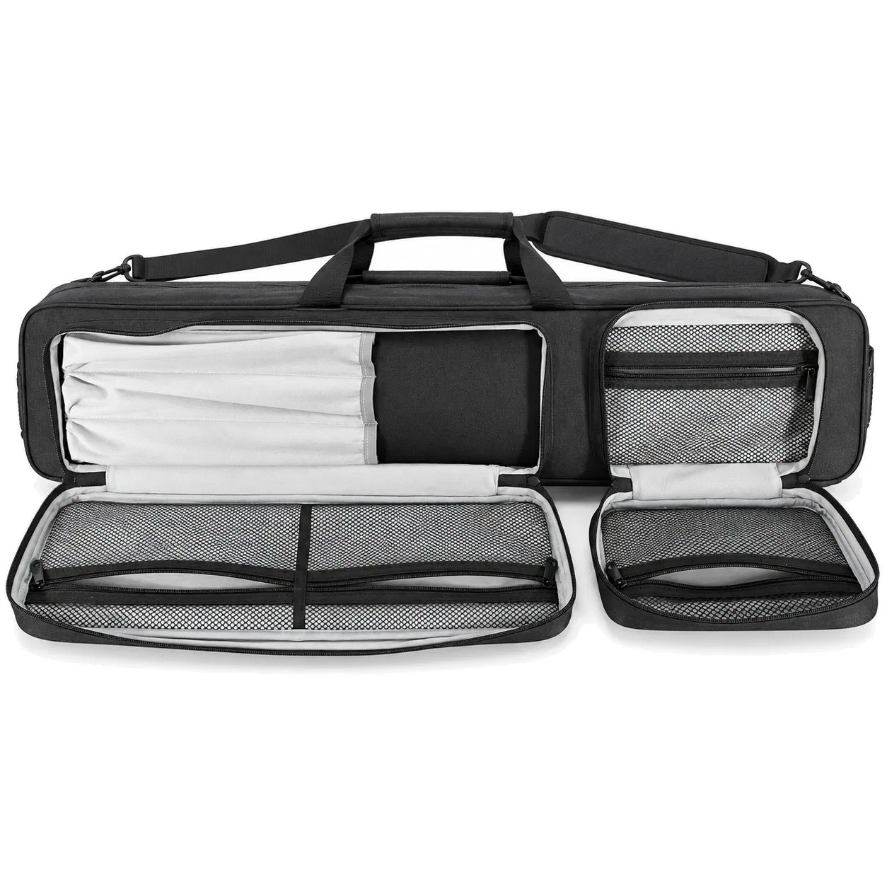 Custom Polyester Billiard Cue Bag with Adjustable Shoulder Strap for Snooker