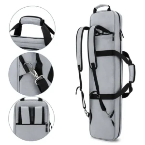 Custom Polyester Billiard Cue Bag with Adjustable Shoulder Strap for Snooker