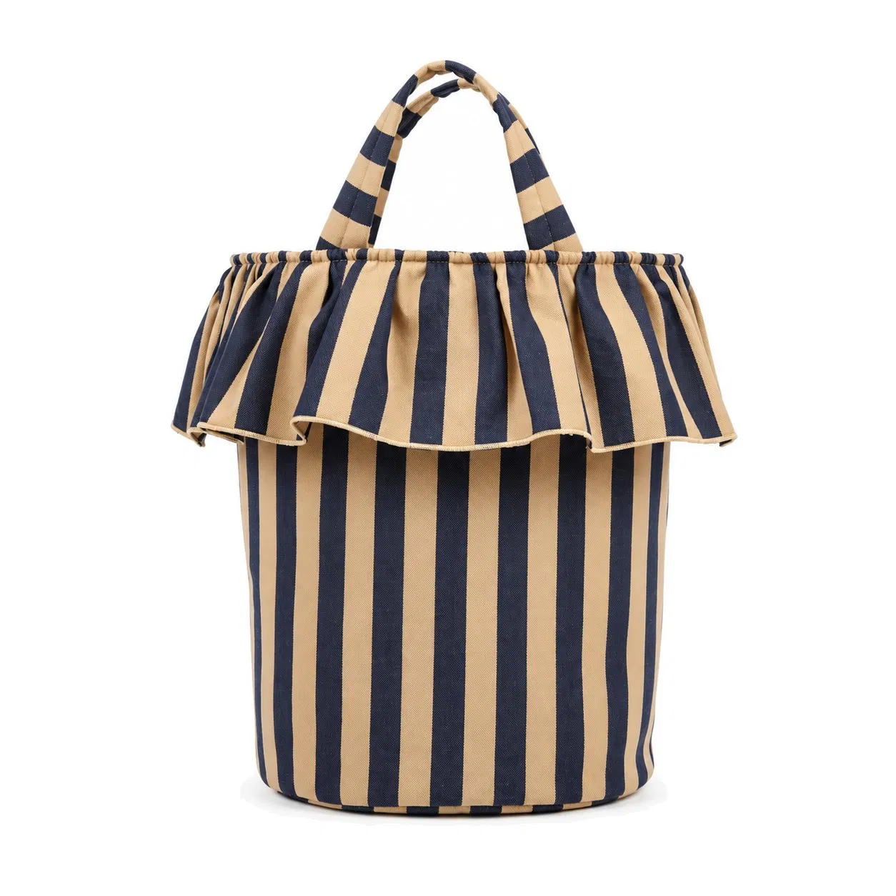 Custom Ruffle Bucket Diaper Bag Stroller Organizer Tote