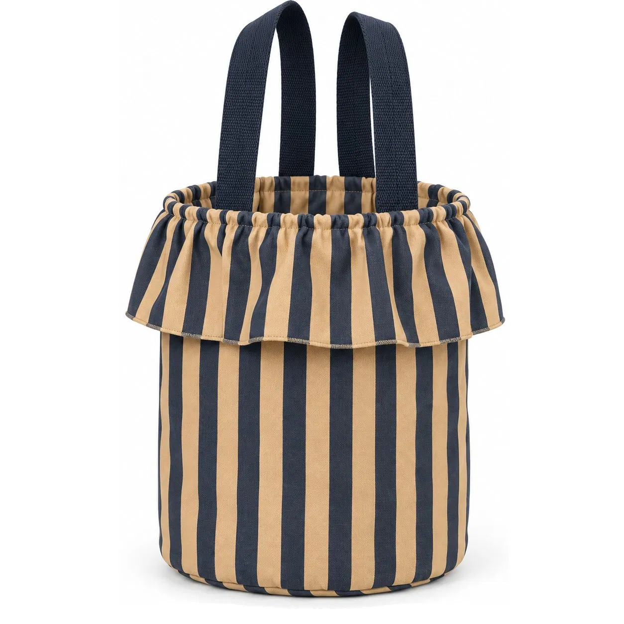 Custom Ruffle Bucket Diaper Bag Stroller Organizer Tote