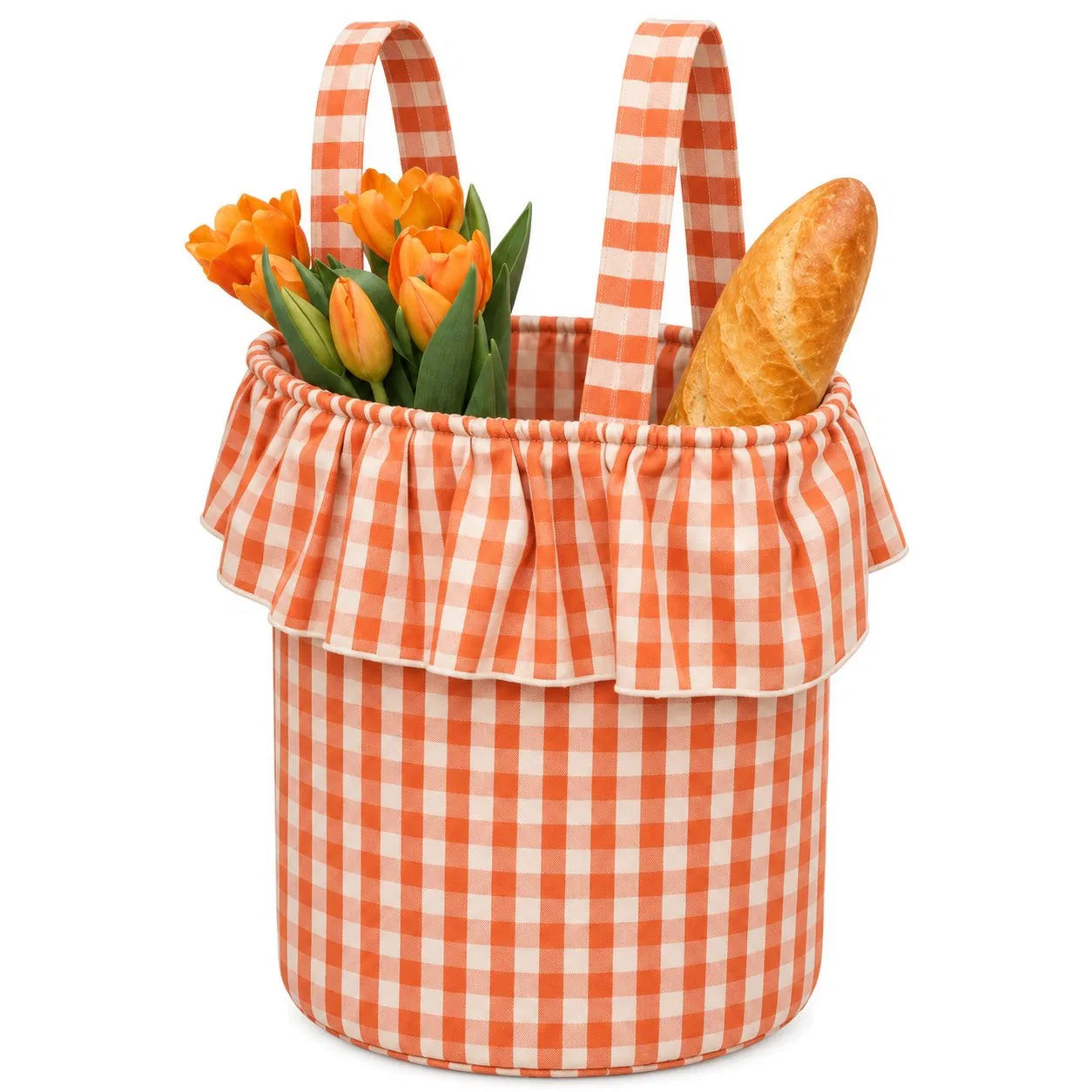 Custom Checkered Stroller Caddy Diaper Storage Organizer Bag