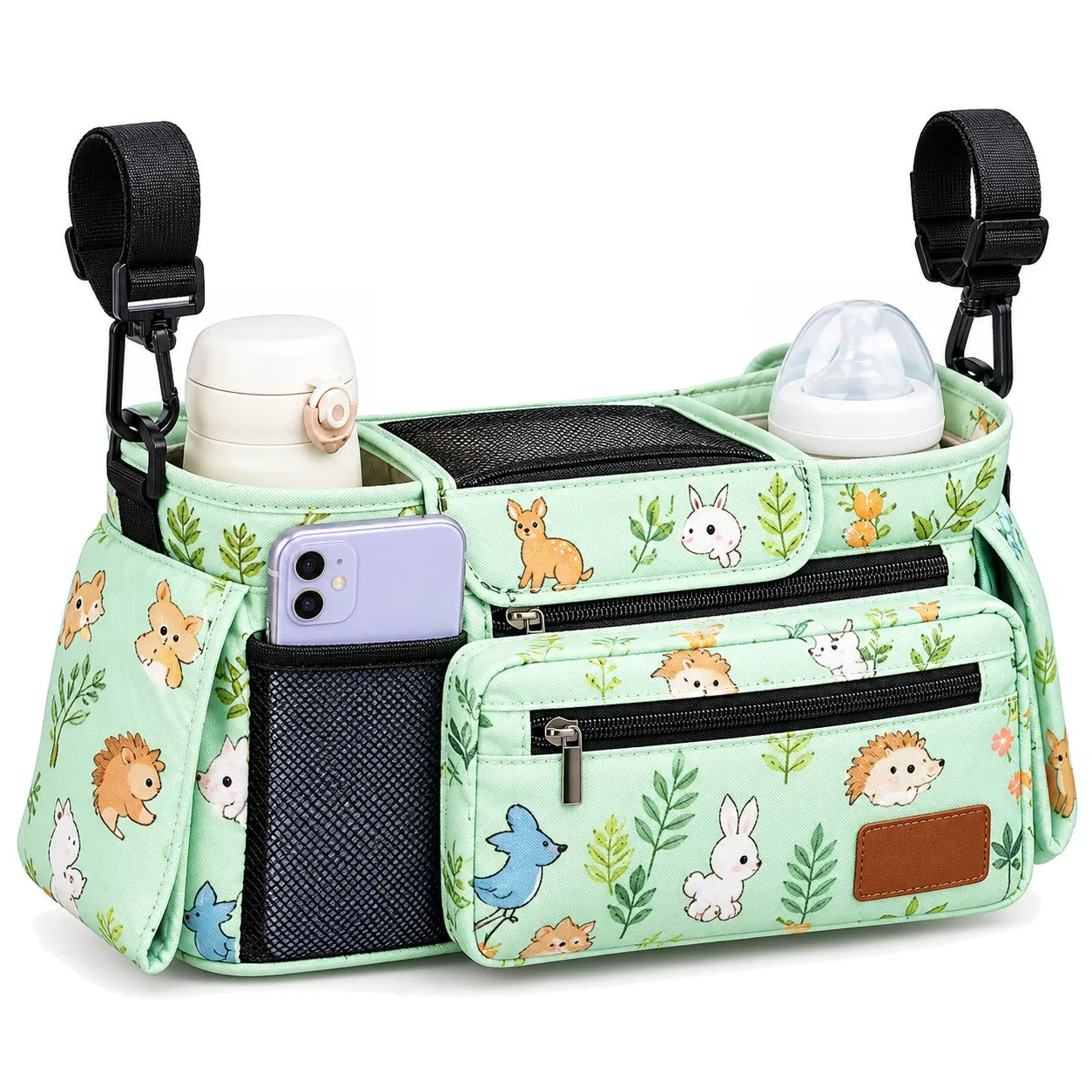 Custom Stroller Organizer Diaper Caddy Baby Care Storage Bag