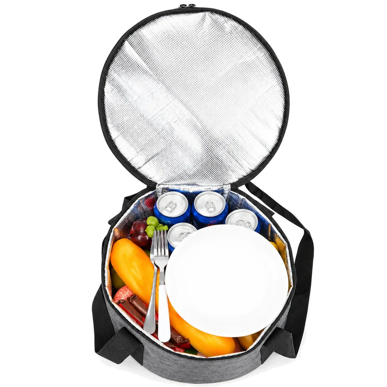 Custom Polyester Foldable Cooler Bag for Beach Sports Outdoor Travel
