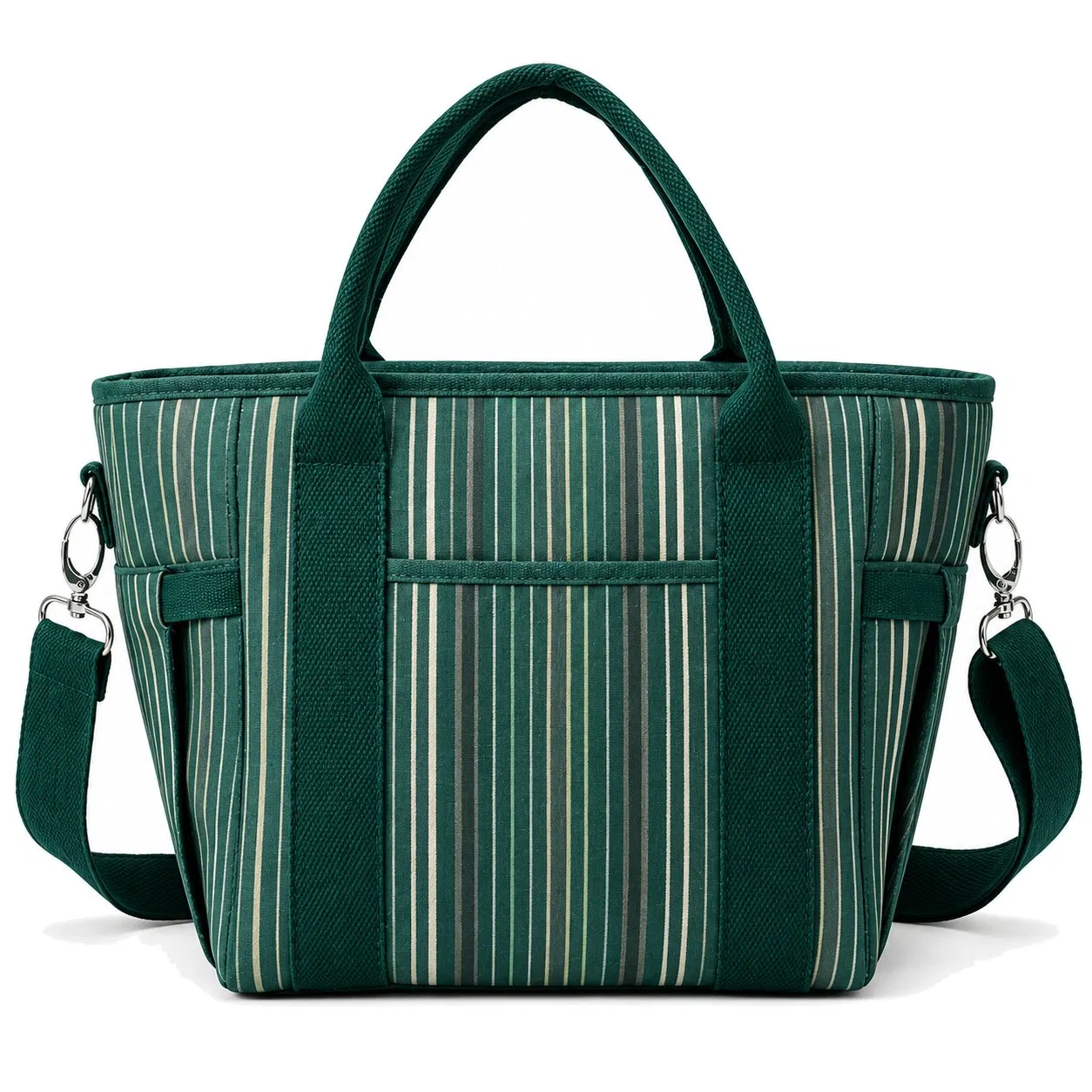 Custom Logo Insulated Lunch Tote Cooler Bag with Side Bottle Pockets