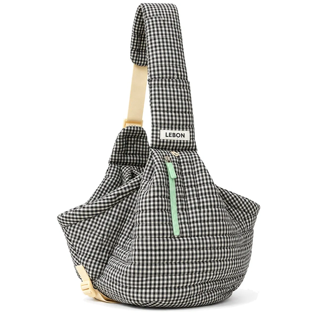 Custom Logo Quilted Nylon Pet Sling Carrier Bag for Small Dogs and Cats