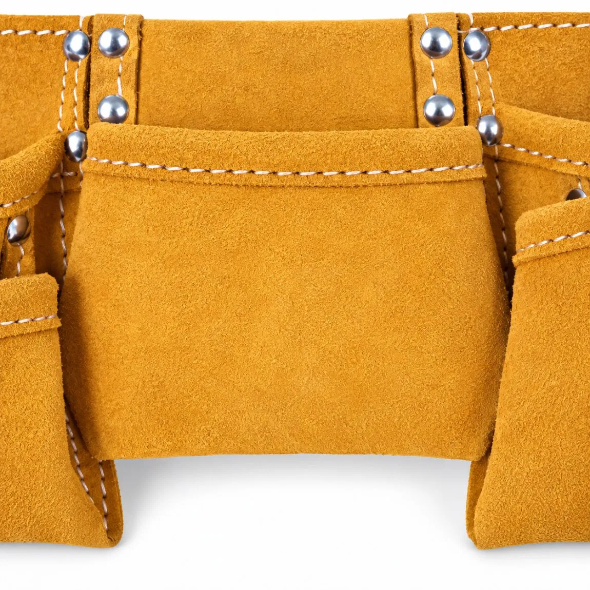 Custom Kids Brown Faux Suede Pretend Play Tool Belt with Adjustable Waist Strap