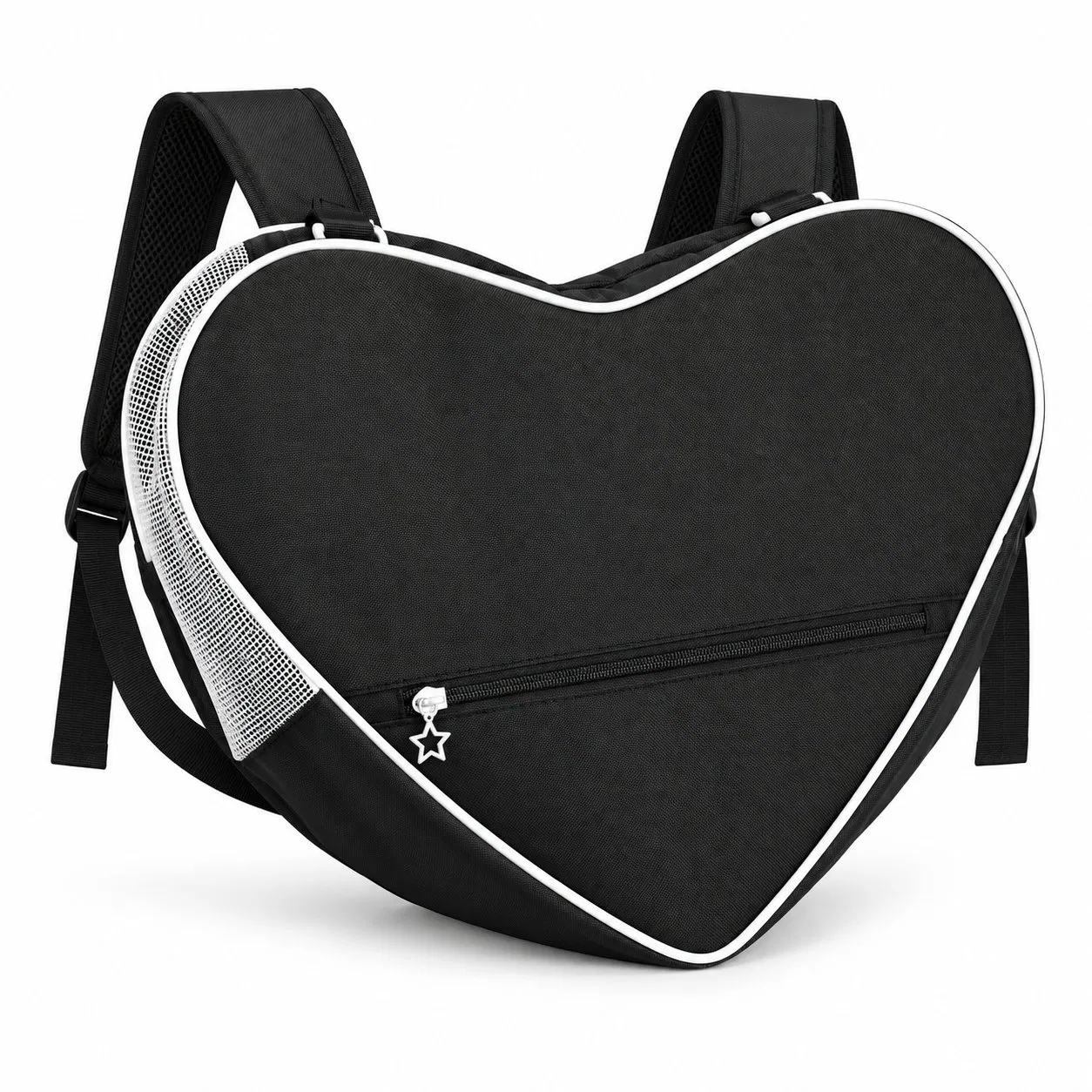 Custom Roller Skate Bag with Adjustable Shoulder Strap and Zipper Storage