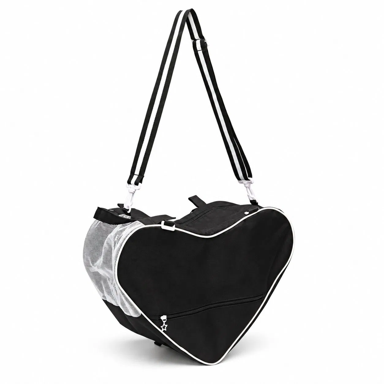 Custom Roller Skate Bag with Adjustable Shoulder Strap and Zipper Storage