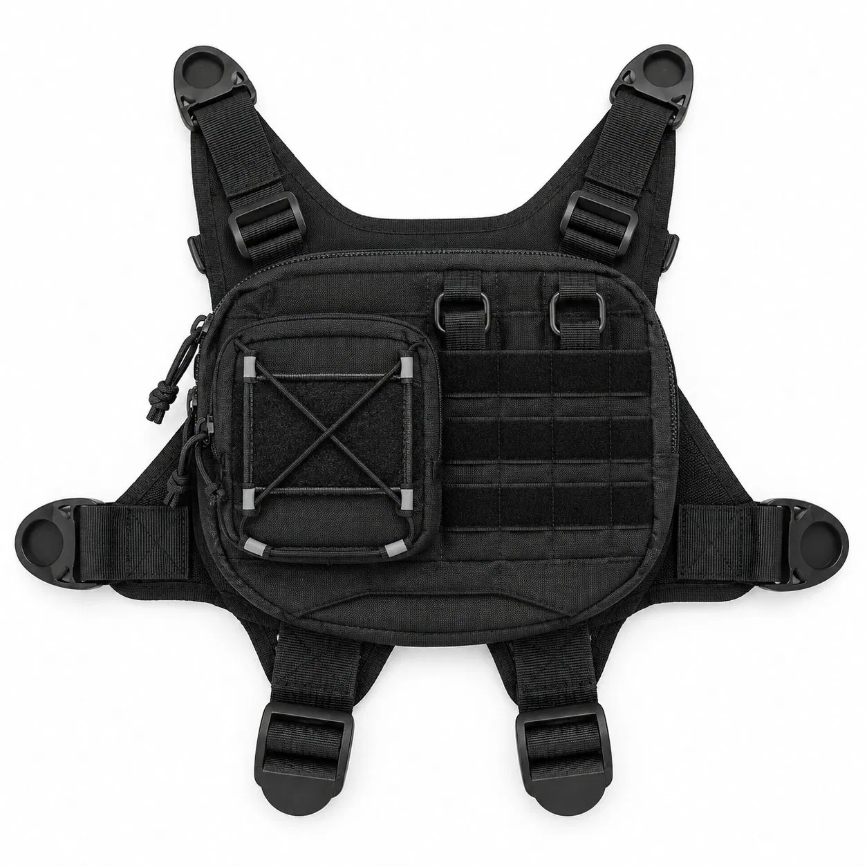 Custom Lightweight Running Chest Bag with Adjustable Straps and Phone Storage