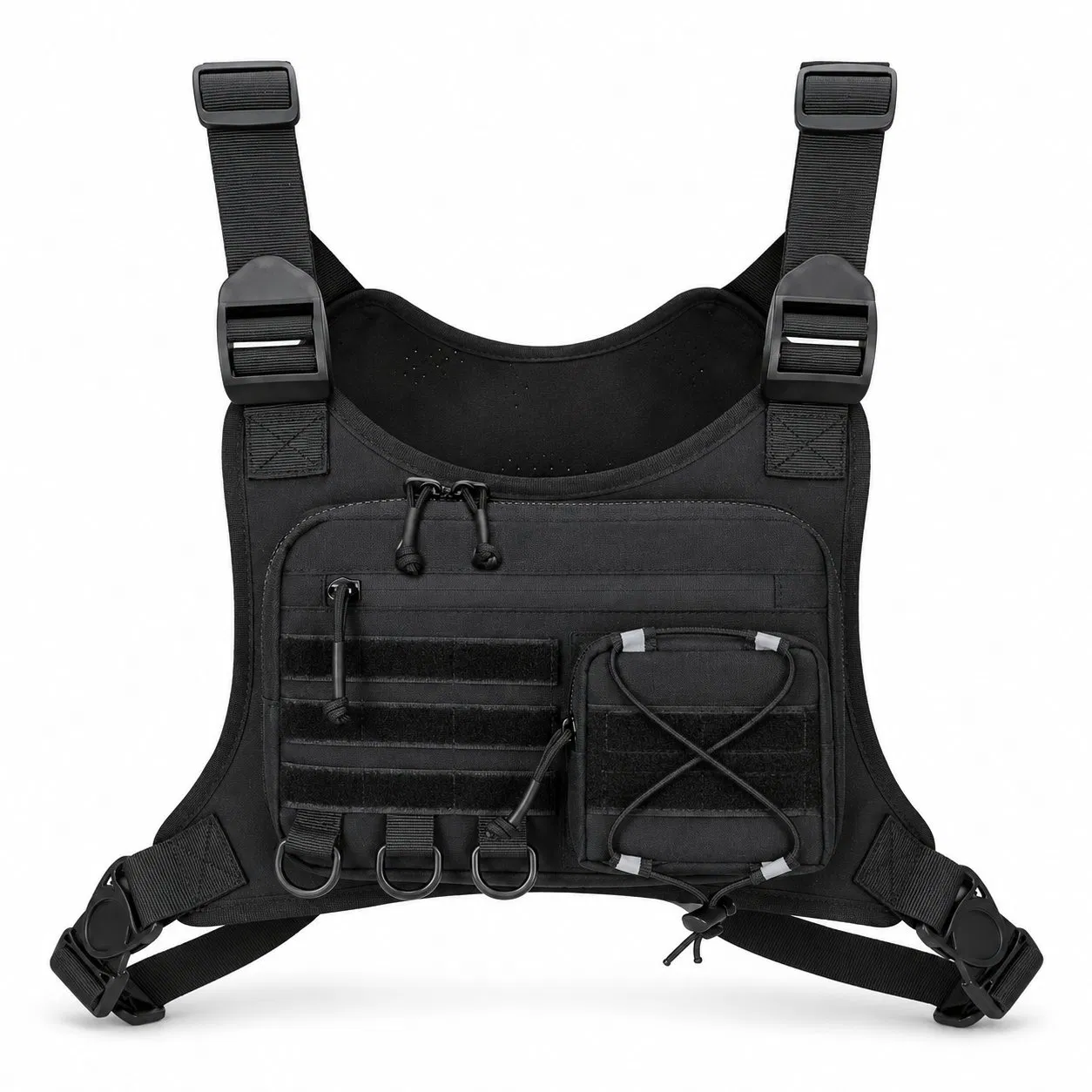 Custom Lightweight Running Chest Bag with Adjustable Straps and Phone Storage