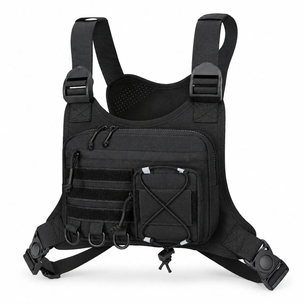 Custom Lightweight Running Chest Bag with Adjustable Straps and Phone Storage